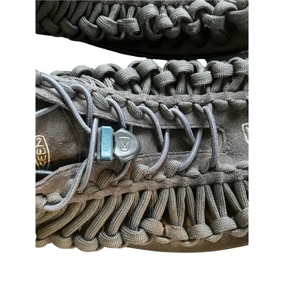 Keen Men’s Charcoal Gray UNEEK Braided Cord Sandals main image 6